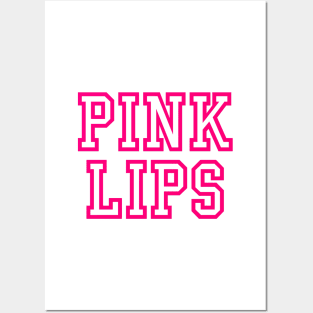 Pink Lips (Light) Posters and Art